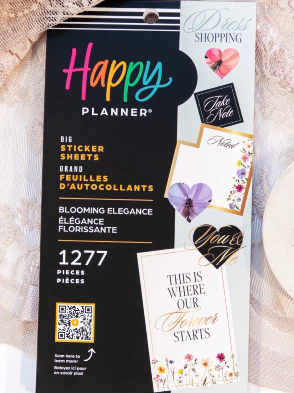 NWT-Happy Planner Blooming Elegance VALUE PACK STICKERS - BIG